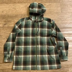 Pendleton Boyfriend wool full zip hoodie